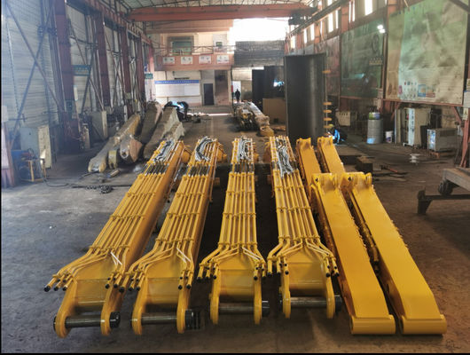 OEM 18-22m Extension Excavator Long Reach Boom Arm Για εξατομίκευση 20-50T Excavator