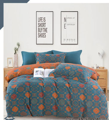 Υγιεινό & άνετο 100% πλυμένο βαμβάκι Jacquard Καλυπτήριο κουβέρτα κρεβατιού