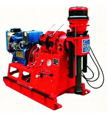 XDEM Chongtan XY-2B Τύπος σπινθήρα Κεντρική γεωτρική μηχανή 530m γεωλογική εξερεύνηση μηχανή γεωτρήσεων Max 300mm γεώτρηση νερό καλάθι Grouting μικροσυσκευή γεώτρηση με ντίζελ & ηλεκτρική διπλή ισχύ