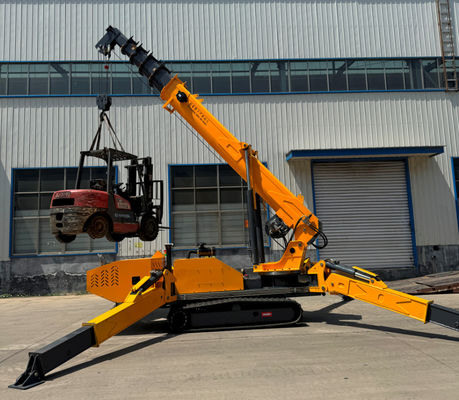 XDEM 8T 5T 3T Τηλεσκοπικό ανυψωτικό εξοπλισμό γερανού με μπουρνούλα κινητό γερανό αράχνης ντίζελ και ηλεκτρική διπλή ισχύς