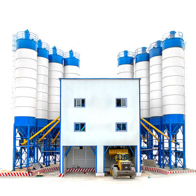 Υψηλής απόδοσης HZS60 60M3H 110kw Σιδηρουργική εγκατάσταση για την παρασκευή ομαδικών ομάδων Εμπορική κεντρική εγκατάσταση για το σιδηρουργικό ορυχείο με αναμεικτήρα