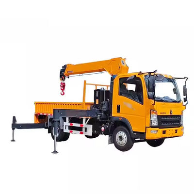 XDEM Ανεπτυγμένη εμβέλεια και ευελιξία Howo Brand Dump Truck Mounted Crane με τηλεσκοπική μπουμ