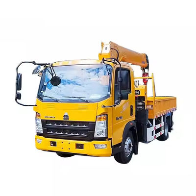 XDEM Ανεπτυγμένη εμβέλεια και ευελιξία Howo Brand Dump Truck Mounted Crane με τηλεσκοπική μπουμ
