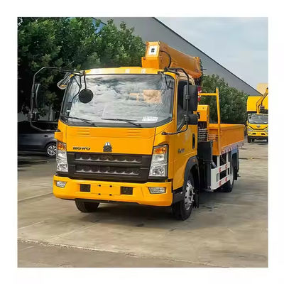 XDEM Ανεπτυγμένη εμβέλεια και ευελιξία Howo Brand Dump Truck Mounted Crane με τηλεσκοπική μπουμ