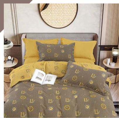 100% πλυμένο βαμβάκι Νέο σχεδιασμό χρώμα Jacquard στρώμα κρεβατοκάμαρα Κάλυψη κουβέρτα Εγκατασταμένο σεντόνι