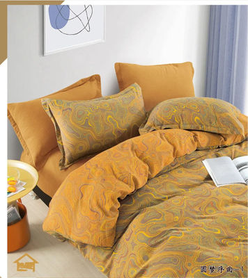 Ευρωπαικό στυλ Jacquard Πλυμένο βαμβακερό στρώμα κρεβατοκάμαρα