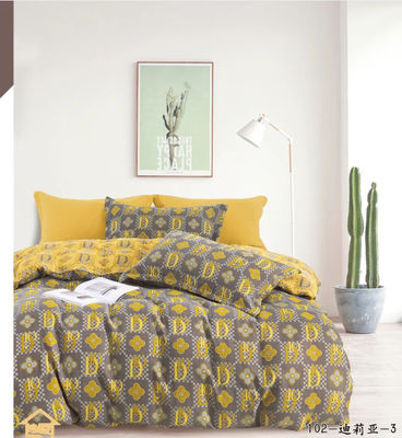 Ευρωπαίος Jacquard πλήρης βαμβακερού χρώματος υφαντικό στρώμα κρεβατιού προσαρμοσμένο μέγεθος