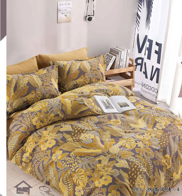 100% βαμβάκι πλυμένο ύφασμα διπλό Jacquard στρώμα κρεβατιού κάλυψη κουβέρτα