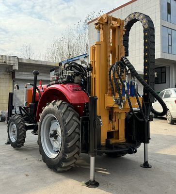 XDEM WL200D 50Hp Τρακτόρας τοποθετημένος 220m Well Drilling Machine με ευελιξία Υδραυλική υδραυλική τρυπαντή