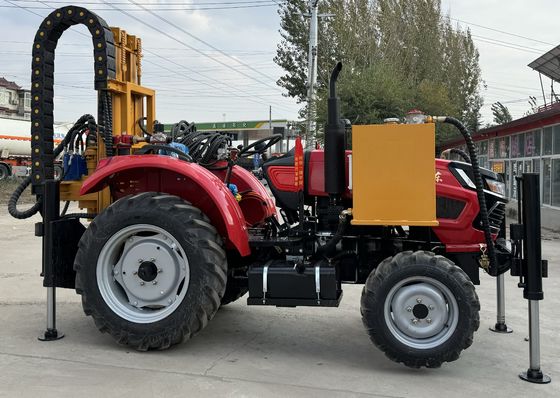 XDEM WL200D 50Hp Τρακτόρας τοποθετημένος 220m Well Drilling Machine με ευελιξία Υδραυλική υδραυλική τρυπαντή