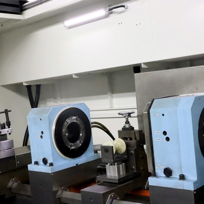 Δύο σπινδύλες CNC lathes μηχανή 5.5kW Ηλεκτρικός κινητήρας 380V
