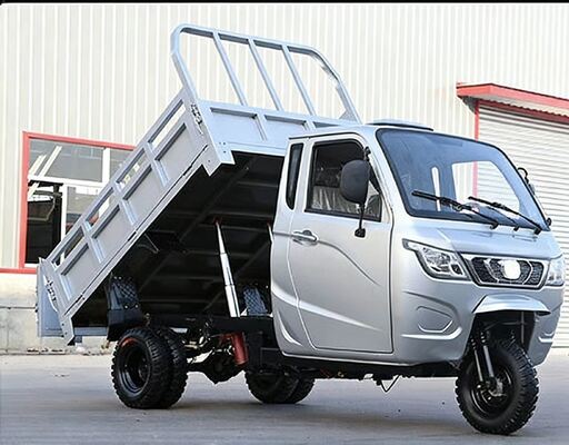 Τρίκυκλο σκούτερ μεταφοράς φορτίου 300cc βενζινοκινητήρα με χωρητικότητα φόρτωσης 1500 kg και υδρόψυκτο κινητήρα