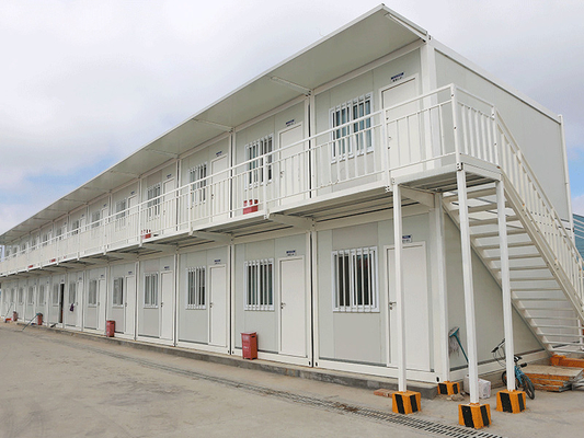 Prefab μορφωματικός εύκολος στέγασης εμπορευματοκιβωτίων εργοτάξιων οικοδομής εγκαθιστά το σπίτι