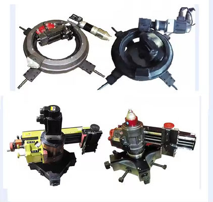 XDEM Μεταφορτωτή επιφάνεια επιφάνειας OD Mount Flange Facing Ναυπηγείο Επισκευή εξόρυξης