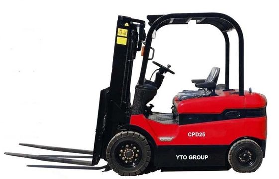 Με μπαταρίες Forklift μηχανημάτων διοικητικών μεριμνών YTO 2.5ton με το ύψος ανύψωσης 5m